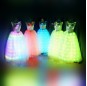 Led dance luminous dress for event